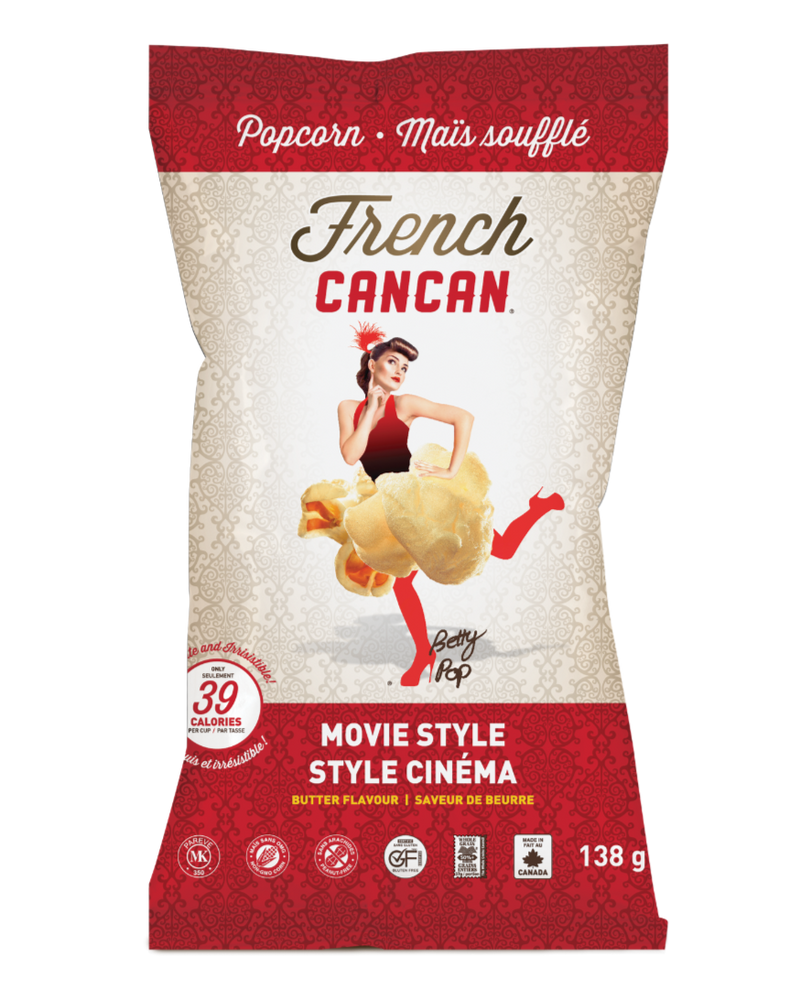 Movie style (138g) – French Cancan Popcorn