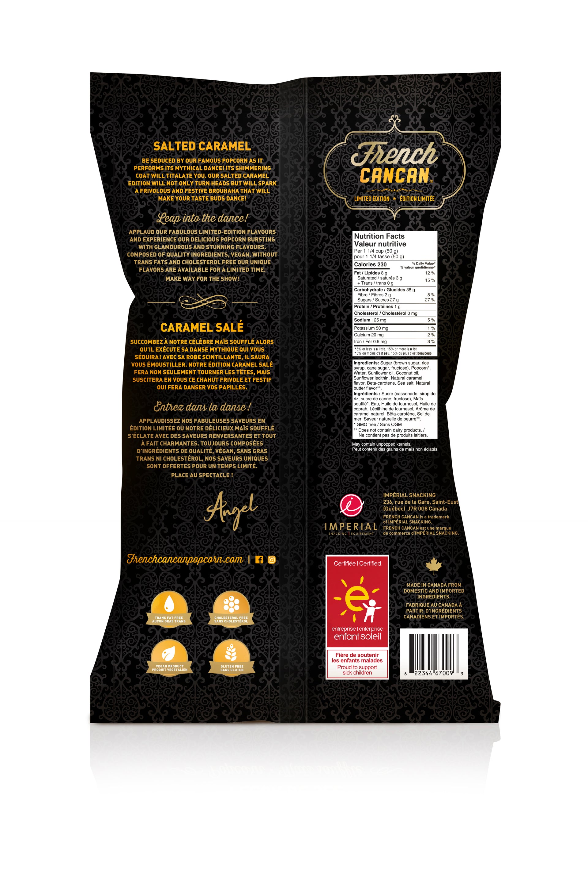 Salted Caramel French Cancan Popcorn
